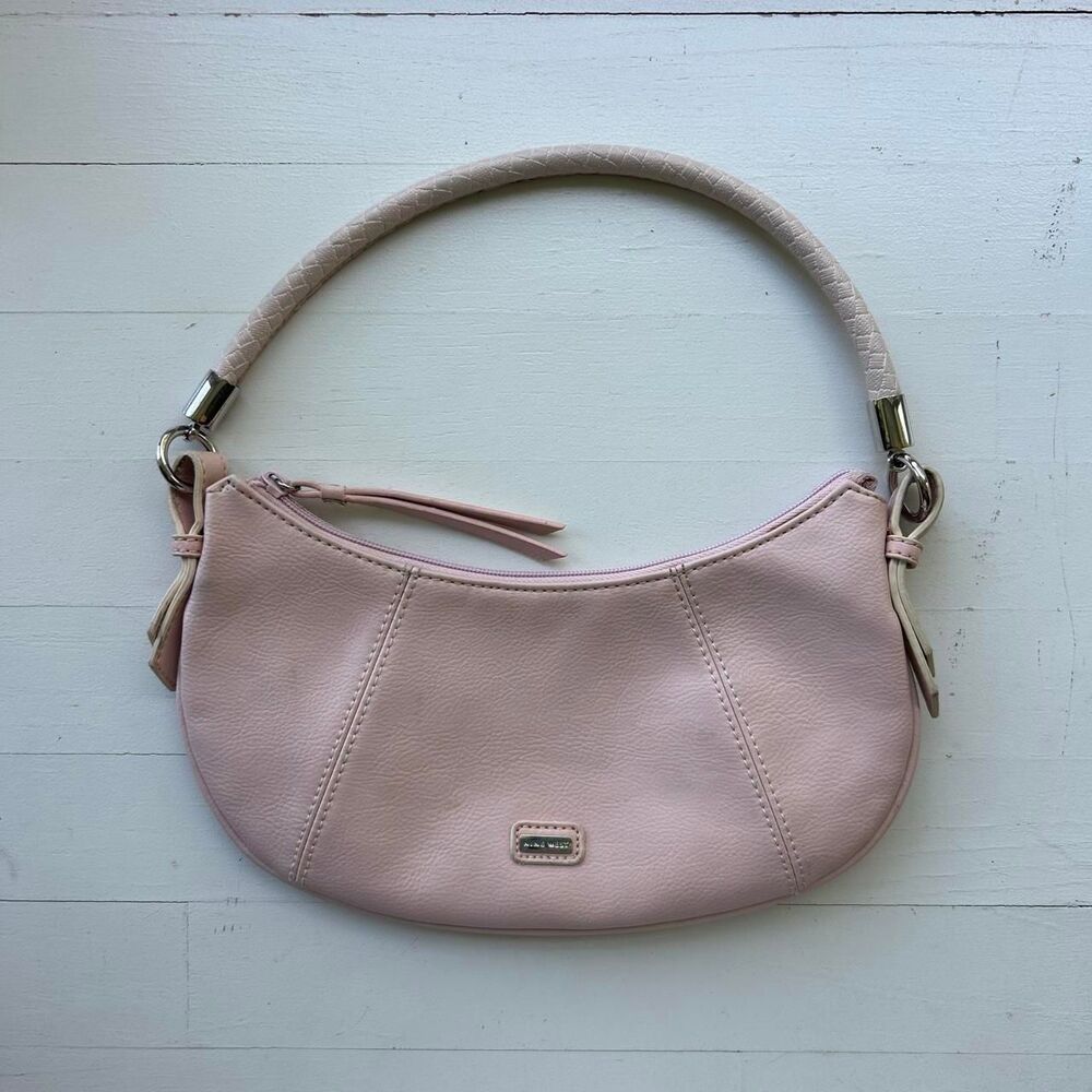 Vintage Y2K Nine West Ballerina Pink Mini Shoulder Bag Purse Coquette